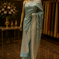 "The Sea Green" Premium Banarasi Chiffon Saree