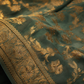 "The Sea Green" Premium Banarasi Chiffon Saree
