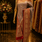 "The Dusty Rose" Premium Banarasi Silk Saree