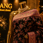 “The Elegant Black” Premium Kashmiri Pashmina Silk Saree