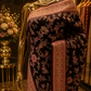 “The Elegant Black” Premium Kashmiri Pashmina Silk Saree