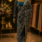 "The Deep Teal Blue" Premium Designer Saree