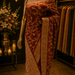 "The Royal Rust Crimson" Premium Zardozi Designer Saree