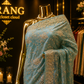 “The Ethereal Aqua” Premium Designer Saree