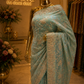 “The Ethereal Aqua” Premium Designer Saree
