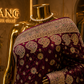 "The Royal Wine" Premium Designer Saree