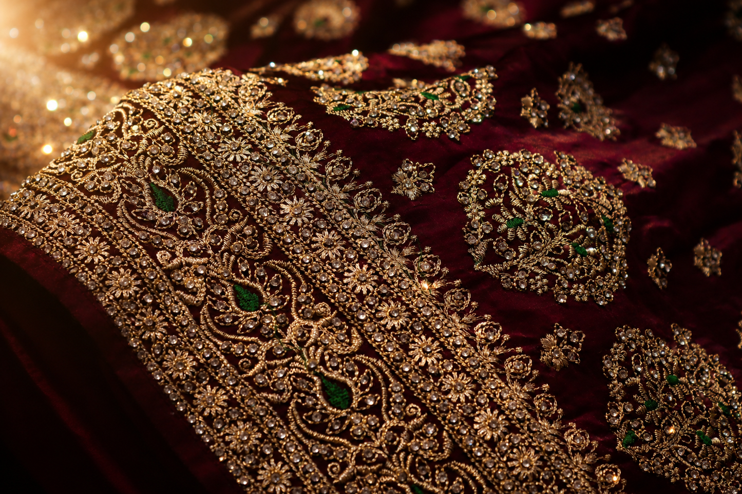 "The Royal Wine" Premium Designer Saree