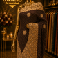"The Deep Espresso Garnet" Premium Designer Saree