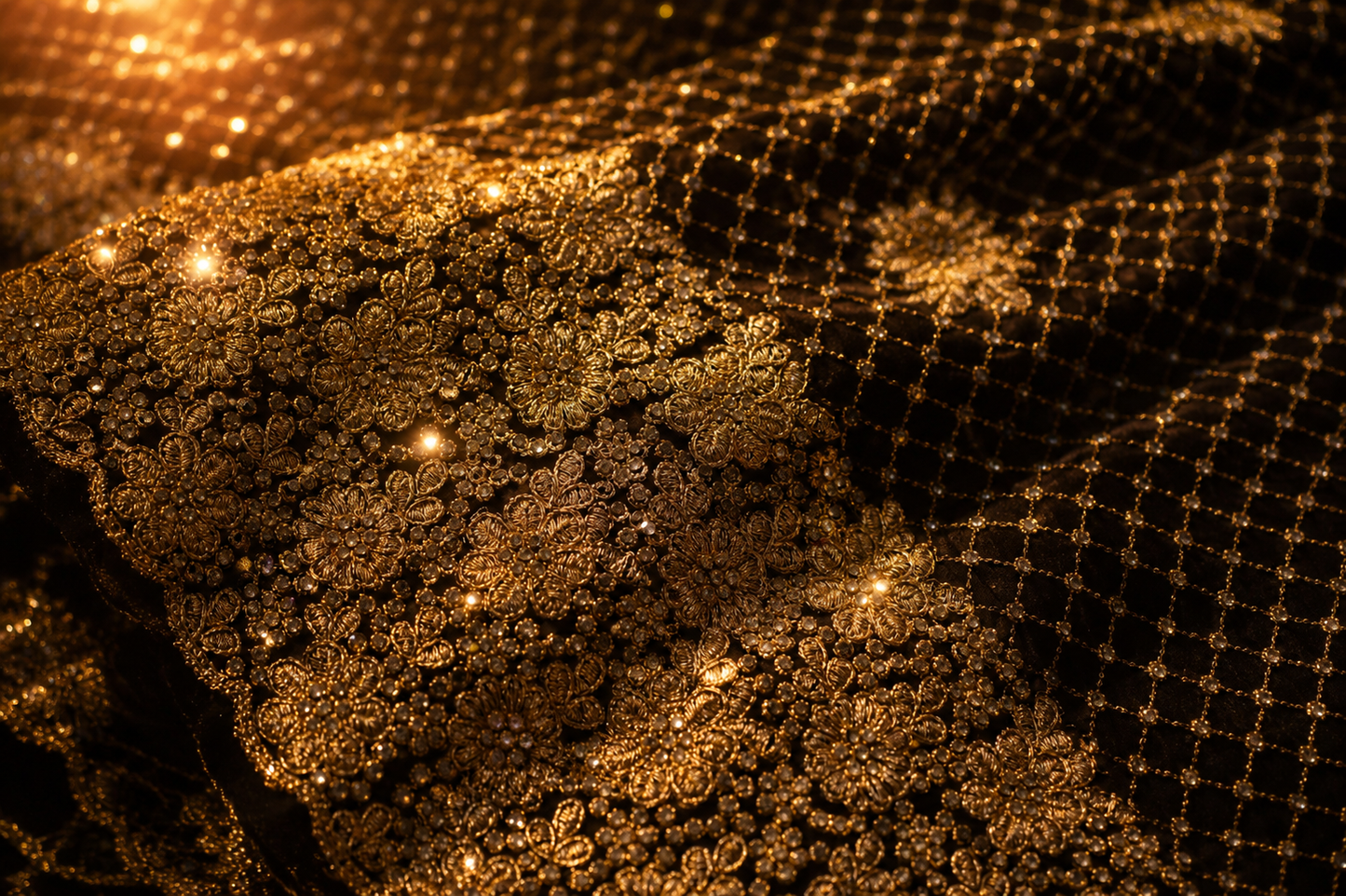 "The Deep Espresso Garnet" Premium Designer Saree