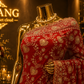 “The Luxury Crimson Red" Premium Designer Saree