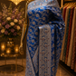"The Royal Sapphire Blue" Premium Bridal Banarasi Silk Saree