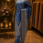 "The Royal Sapphire Blue" Premium Bridal Banarasi Silk Saree