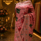 "The Cocktail Pink" Premium Handcrafted Banarasi Silk Saree