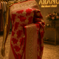 "The Epitome of Bridal Red" Premium Banarasi Silk Saree