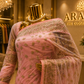 "The Blush Pink" Luxurious Handcrafted Designer Saree