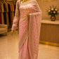 "The Blush Pink" Luxurious Handcrafted Designer Saree
