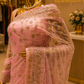 "The Blush Pink" Luxurious Handcrafted Designer Saree