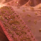 "The Blush Pink" Luxurious Handcrafted Designer Saree