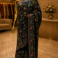 "The Bottle Green" Premium Kashmiri Saree