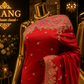 "The Vibrant Crimson Red" Premium Handcrafted Saree