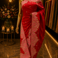 "The Vibrant Crimson Red" Premium Handcrafted Saree