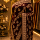 “The Luxury Deep Maroon" Premium Designer Saree