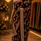 “The Luxury Deep Maroon" Premium Designer Saree