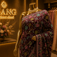 "The Luxury Wine" Premium Kashmiri Parsi Gara Saree