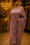 "The Sophisticated Mauve" Designer Rajwadi Saree