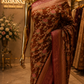 “The Terracotta” Premium Banarasi Khaddi Georgette Saree