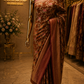“The Terracotta” Premium Banarasi Khaddi Georgette Saree