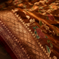 “The Terracotta” Premium Banarasi Khaddi Georgette Saree