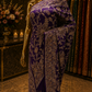 "The Regal Royal Purple" Luxurious wedding Wear Saree