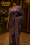 "The Regal Royal Purple" Luxurious wedding Wear Saree