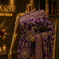 "The Regal Royal Purple" Luxurious wedding Wear Saree