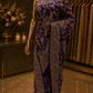 "The Regal Royal Purple" Luxurious wedding Wear Saree