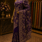 "The Regal Royal Purple" Luxurious wedding Wear Saree
