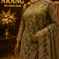 “The Antique Moss Green" Premium Designer Saree