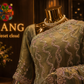 “The Antique Moss Green" Premium Designer Saree