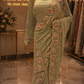 "The Pistachio Green" Premium Designer Saree