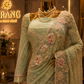 "The Pistachio Green" Premium Designer Saree