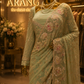 "The Pistachio Green" Premium Designer Saree