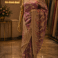 "The Metallic Mauve" Premium Designer Saree