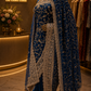 "The Deep Prussian Blue " Premium Designer with Veil