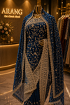 "The Deep Prussian Blue " Premium Designer with Veil