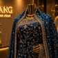 "The Deep Prussian Blue " Premium Designer with Veil