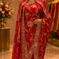 "The Royal Pink" Premium Bridal Saree With Veil