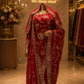 "The Royal Pink" Premium Bridal Saree With Veil