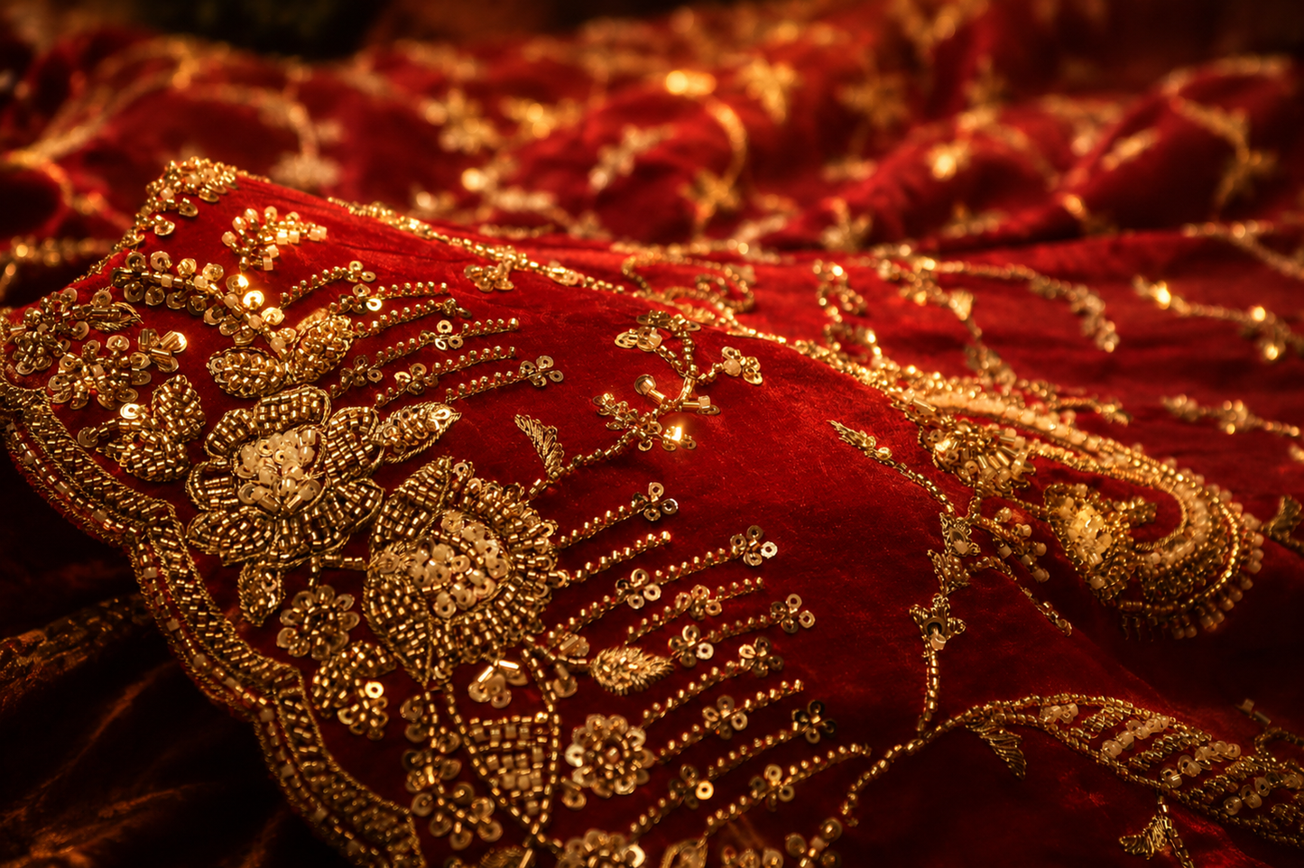 "The Royal Pink" Premium Bridal Saree With Veil