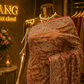 “The Burnt Copper" Luxurious Wedding Wear Saree